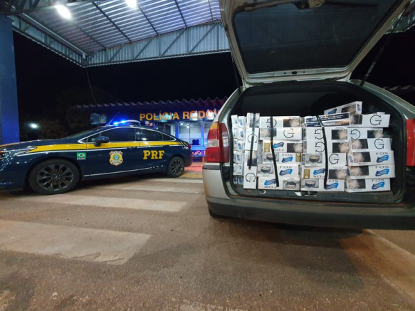 Policiais Rodoviários federais de Rondonópolis combatem o crime de contrabando