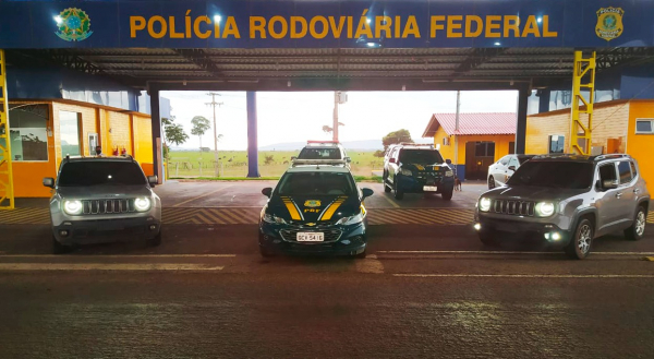 PRF recupera 4 veículos em Pontes e Lacerda/MT